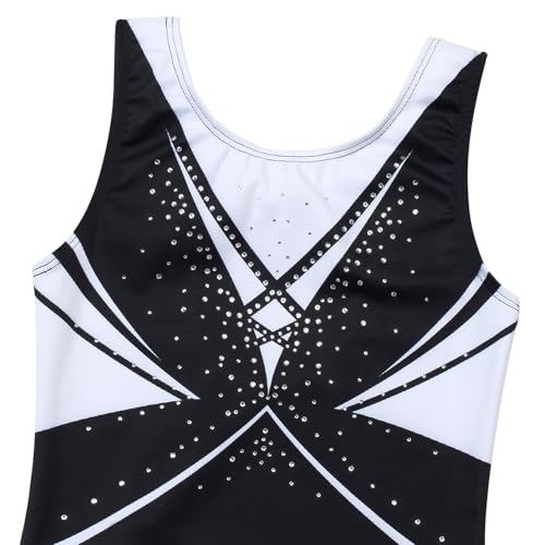 Image of MODAFANS Leotards for Girls Gymnastics with Shorts Dance unitards Tumbling Biketards with Hair Scrunchie for3-13T