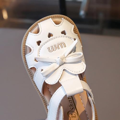IWIHMIV Toddler Girl Sandals Flower Girl Summer Dress Shoes Summer Comfortable Non Slip Open Toe Soft Sole Sandals4