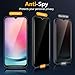 [2 Pack]Asstar for Privacy Screen Protector for Samsung Galaxy A25 5G 6.5