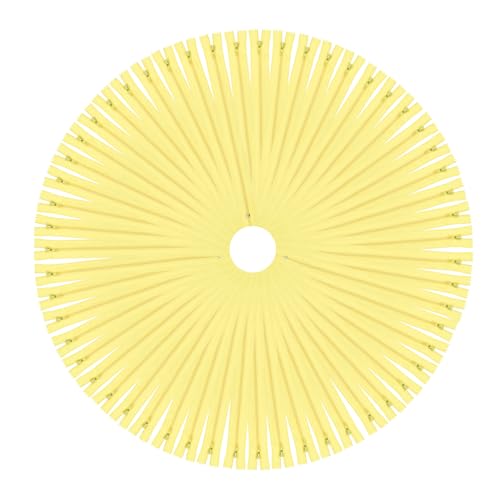 Image of Mandala Crafts 85 Butter Yellow Assorted Lengths Nylon Zippers for Sewing