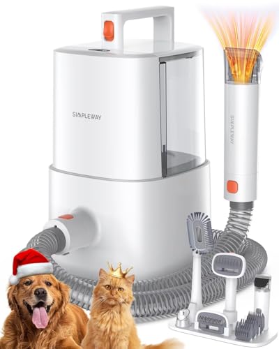 Dog Grooming Vacuum Kit for Shedding: Professional Hair Clippers ...