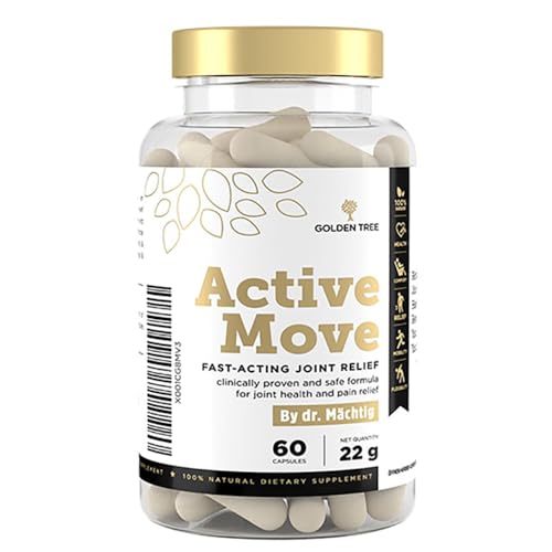 Golden Tree Active Move: suplemento natural articular, mayor flexibilidad y movilidad, ayuda a...