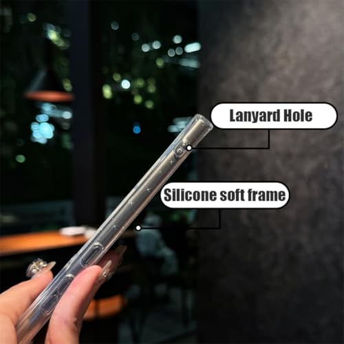 Coque Galaxy S24 anti-choc transparente avec paillettes intégrées