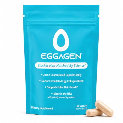 Eggagen Hair Growth Supplement for Women with Clinically Studied AnaGain