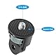 Vkesen Aluminium 1/4 Zoll Adapter für Insta 360 X5/X4/X3/ONE X2, Drehbarer Stativ Halterung Adapter für Insta360 X5/X4/X3/ONE X2, Sony, SJCAM/SJ4000, Xiaomi, Xiaoyi und Anderen Action-Kameras（2 Stück）
