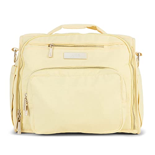 Image of JuJuBe Diaper Bag, Travel Backpack, Large Tote with Portable Changing Pad, Stroller Hooks & Pockets for Baby Bottles, Diapers, Pacifier, Snacks, and Daily Essentials, Dr. BFF - Sunbeam