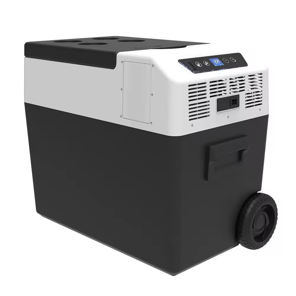 Inuitz nevera portatil electrica 40 litros, nevera portatil, frigorificos pequeños, nevera pequeña con congelador, nevera coche, mini frigorifico, nevera camping, nevera 12v compresor, nevera 12v