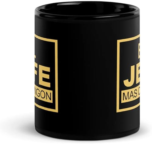 Miniatura 6 de Taza negra de El Jefe Mas Chingon, regalos para papá mexicano. Idea de regalos para papa. Taza El Papa Mas Chingon Del Universo. Tazas Para El Dia