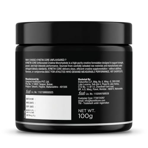 Image of Creatine Monohydrate Powder Unflavoured | Micronized Creatine for Muscle Strength, Performance & Energy Support | 3g Per Serving | Pre & Post Workout Supplement
