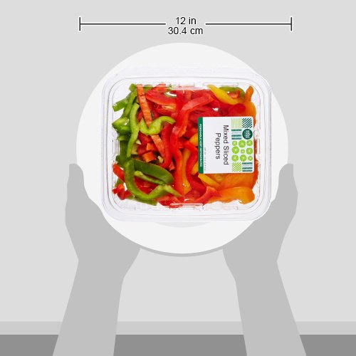 Mixed Sliced Peppers, 18 oz