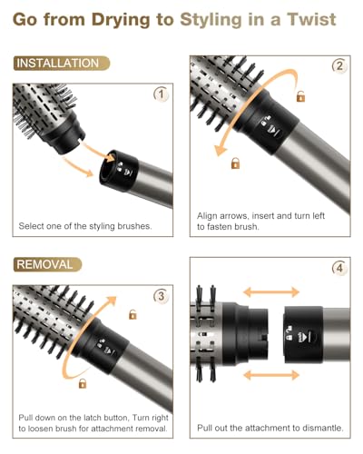 7MAGIC 6-in-1 Multi Hair Styler Dryer Brush — view 8