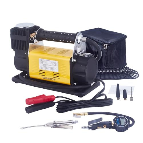 Image of Heavy Duty Air Compressor Kit,Offroad Air Compressor for Truck, Air Pump Max 150PSI for Heavy Duty Car, SUV 4x4 Vehicle RV SUV Tire