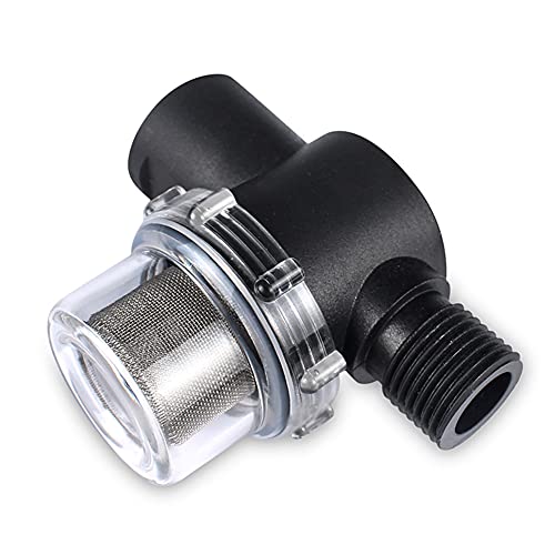 GZkushi 4x Saugschlauch Filter – Edelstahl-Wasserfilter Für Pumpen, 1/2 Zoll, Mit Schlauchfederschellen, Für Garten & Industrie