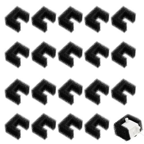 Pack 20 filtros de espuma para fuente de agua para mascotas
