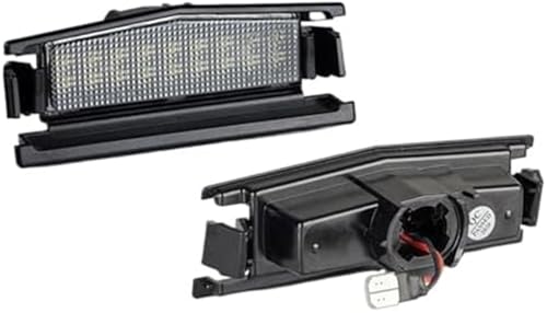 Luces de matrícula LED para Mazda 2 y MX-5 Miata sin error Canbus pack de 2 unidades blancas