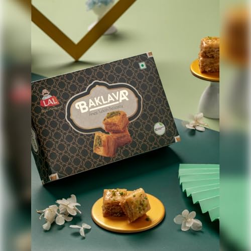 Image of Lal Baklava Sweets 200 Grams - Pack of 1 | Premium Sweet Perfect for Gifting and Snacking | Turkish Desert Made With Fresh Ingredients | Turkish Baklava Sweets
