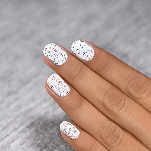 Image of ILNP Confetti - Multi-Colored Metallic Flake Topper Nail Polish, Chip Resistant, 7-Free, Non-Toxic, Vegan, Cruelty Free, 12ml