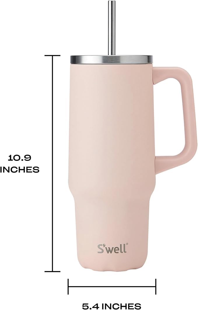 S'well - Recycled Stainless Steel Tumbler XL with Straw and Handle