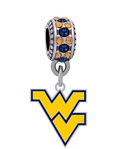 Final Touch Gifts University of West Virginia Mountaineers Logo Charm