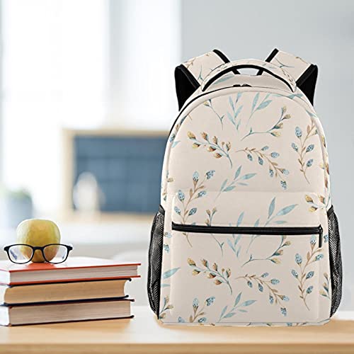 Sac à dos décontracté imprimé floral multicolore haute capacité charge