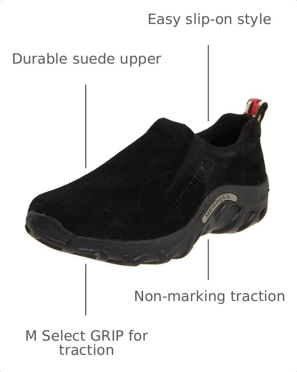 Merrell Jungle Moc Moccasin, Black, 3.5 US Unisex Big Kid - image 3