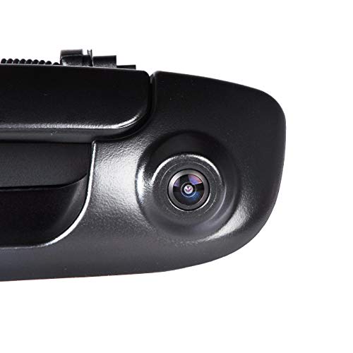 Omotor Tailgate Backup Camera for Dodge Ram 1500,2500,3500 2002-2009 Black Tailgate Backup Reverse Handle with Backup Camera
