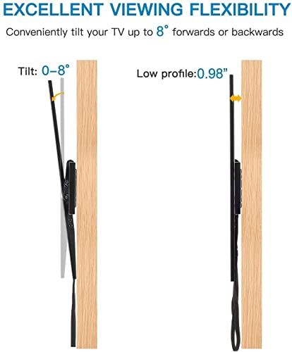 Vemount TV Supporto a Muro TV per televisori