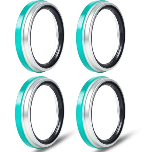 Image of 4 Pack QUCpona Wheel Seal Drive Axle, TR47697 | Classic Type, Replaces SKF 47697 , Fits Freightliner Kenworth Peterbilt Navistar Volvo Semi Trucks