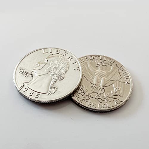 Canailles FOLDQUARTER Hinged Bite And Folding Quarter Coin, Magic Trick Cool Quarter thumb #2