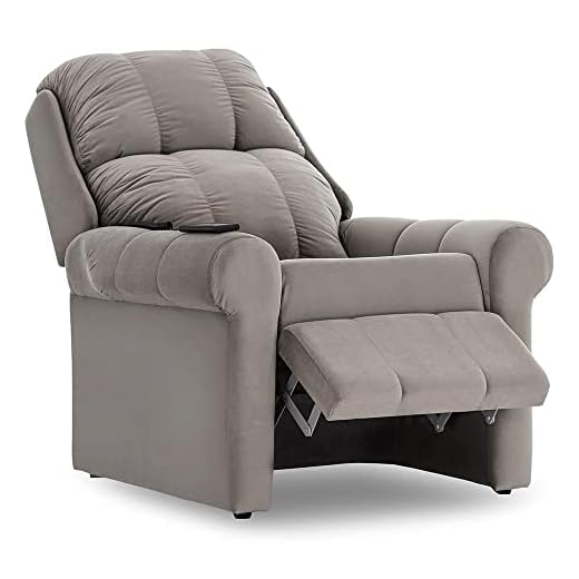 Poltrona com Massageador e Reclinável Herval Mh1216, Cinza