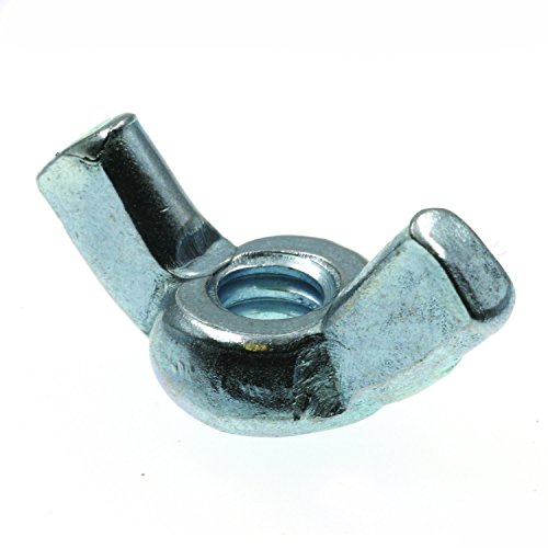 Prime-Line 9076377 Wing Nuts, Cold-Forged, #10-24, Zinc Plated Steel, 100-Pack