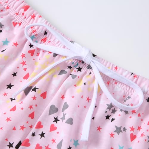 Image of ENJOYNIGHT Women's Capri Pajama Pants Lounge Causal Bottoms Print Sleep Pants