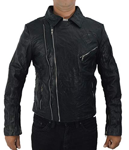 Flesh & Hide F&H Men's Captain Hook Once Upon A Time Genuine Leather Jacket2