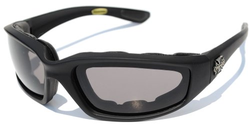 Sunglasses 022 for Active Sports, Fishing, Cycling, Golf, Kayaking Choose Color (Padded Black smoke)