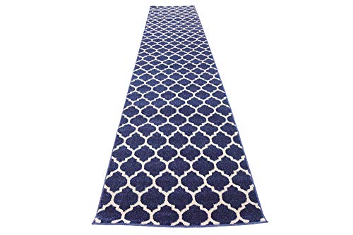 Tapete decorativo Unique Loom 79x399 cm azul marino miniatura 6