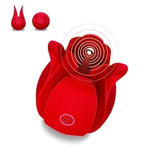Vibratoren für Frauen Clitoral G-punkt Vibrator mit 10 Leckenmodi Vibrations, Rosen Wasserdicht Wiederaufladbare Vibration Brustwarze Clit Stimulator Sex Spielzeug für Frauen