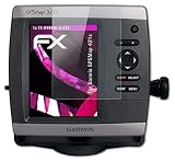 atFoliX Lámina Protectora de plástico Cristal Compatible con Garmin GPSMap 421s Película Vidrio, 9H Hybrid-Glass FX Protector Pantalla Vidrio Templado...