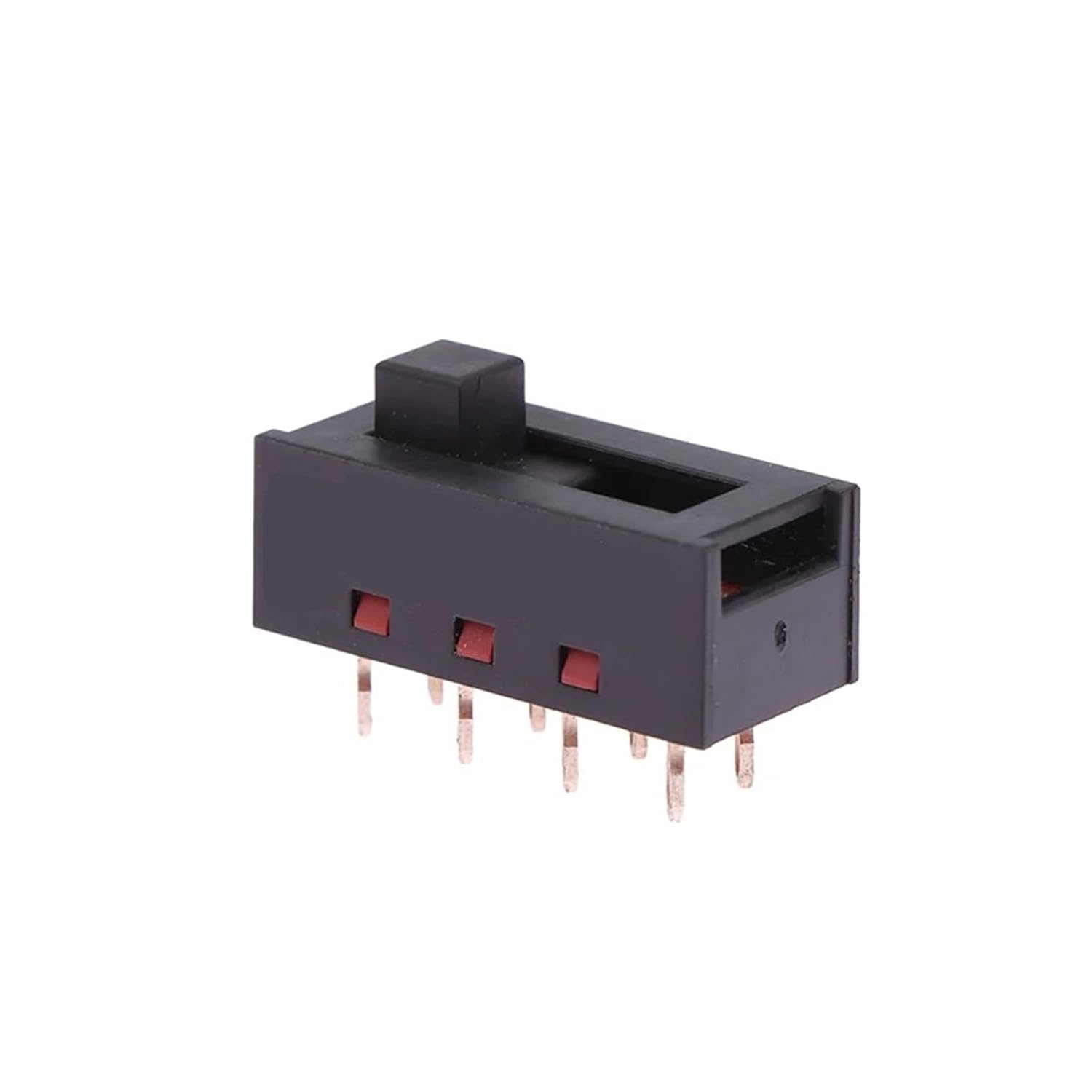 DSE-2310 Pointed Pins 8 Feets 3 Files 8A250V Slide Switch Toggle Switch Black for Hair Dryer Parts