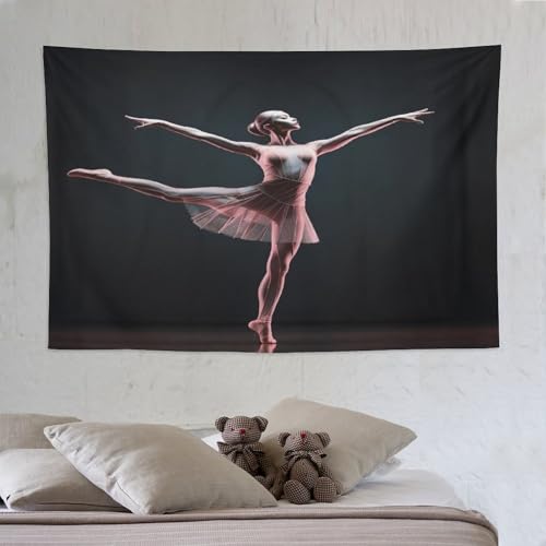Tapisserie murale ballet et tenture murale suspendue esthétique grand format