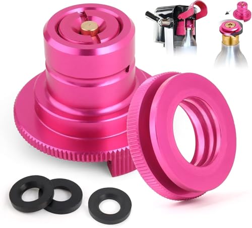 CO2 Quick Adapter Aufgerüstet Soda Zylinder Quick Connect für CO2 Soda Kompatibel mit Duo/Terra/Art/E-Duo/Crystal 3.0/Gaia Sprudelwasserbereiter Schnelladapter fur Soda Trapezgewinde TR21-4(F-QC3.0)