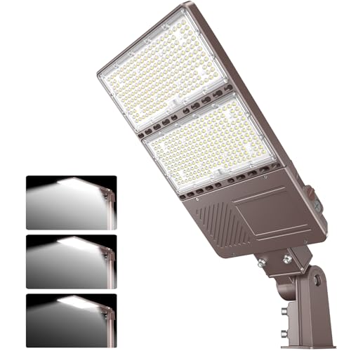 ADUB LED Parking Lot Light 240W 200W 150W Wattage Adjustable,