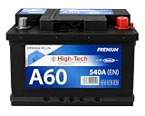 HIGH-TECH Batteria Auto Power Plus, 60 AH/540 EN Made in Italy