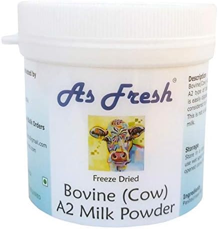 As Fresh Freeze Dried A2 Cow Milk Powder 4x100g (All Natural,100% Pure,)