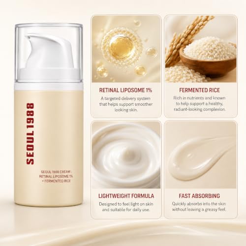 Image of SEOUL 1988 Eye Cream |Retinal Advanced Shot | Fine Lines and Skin Texture Care | Retinal Liposome | Fermented Bean, Wrinkle Care, Anti Aging, Skin Elasticity, Pigmentation, Brightening | Dark Circle | Under Eye Cream