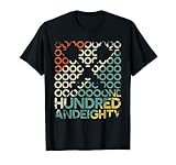 Herren Retro Onehundredandeighty 180 Triple 20 Lustiges Darts T-Shirt