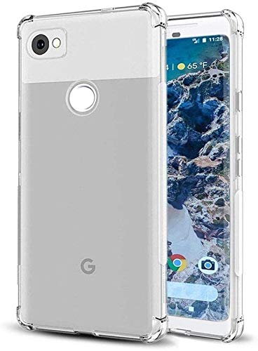 Helix Rubber Soft Bumper Transparent Silicon Shockproof Slim Back Cover Case for Google Pixel 2 XL/Google Pixel XL2 6.0" (B091D41LS1) Amazon Price History, Amazon Price Tracker