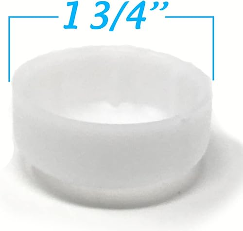 Miniatura 10 de Deluxe TuffCovers Walker Glide Caps - 2 pares (negro)