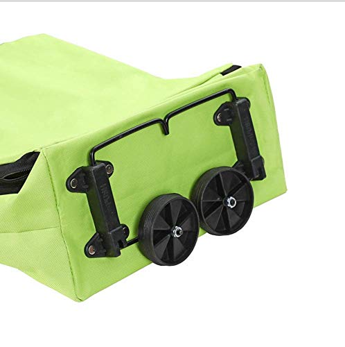 image for XIZHI Foldable Shopping Cart Folding Shopping Bag Portable Hand-held C