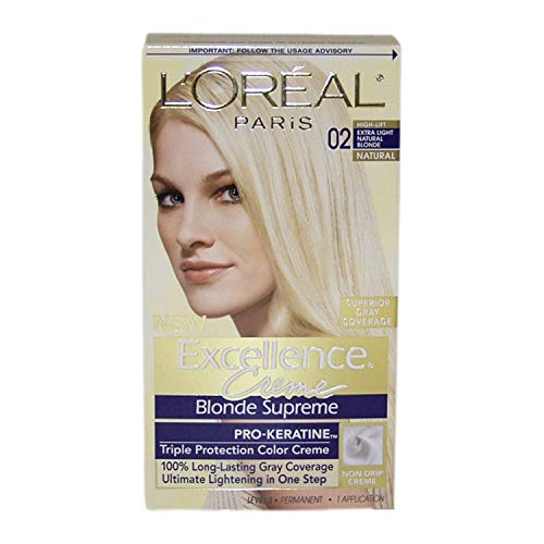 loreal parisexcellence creme blonde supreme - 02 extra light natural blonde natural 1 each  pack of 4