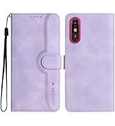 Gedurya らくらくスマートフォン a A401FC ケース 手帳型 らくらくスマートフォン Lite MR01 ケース 通用 帽子 シェイプ FCNT らくらくスマートフォン a ケース ...